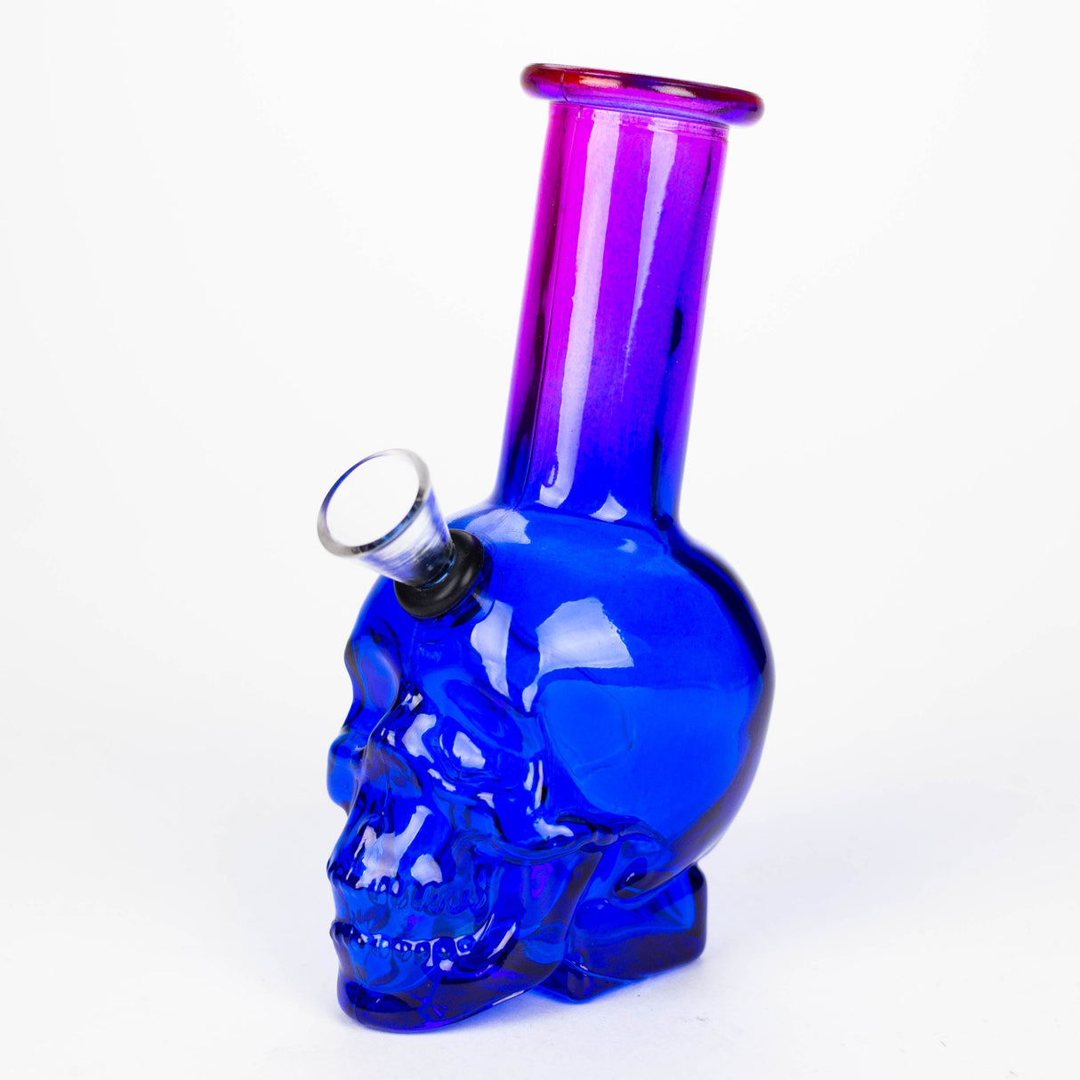 6" Mini Skull Base Glass Bong