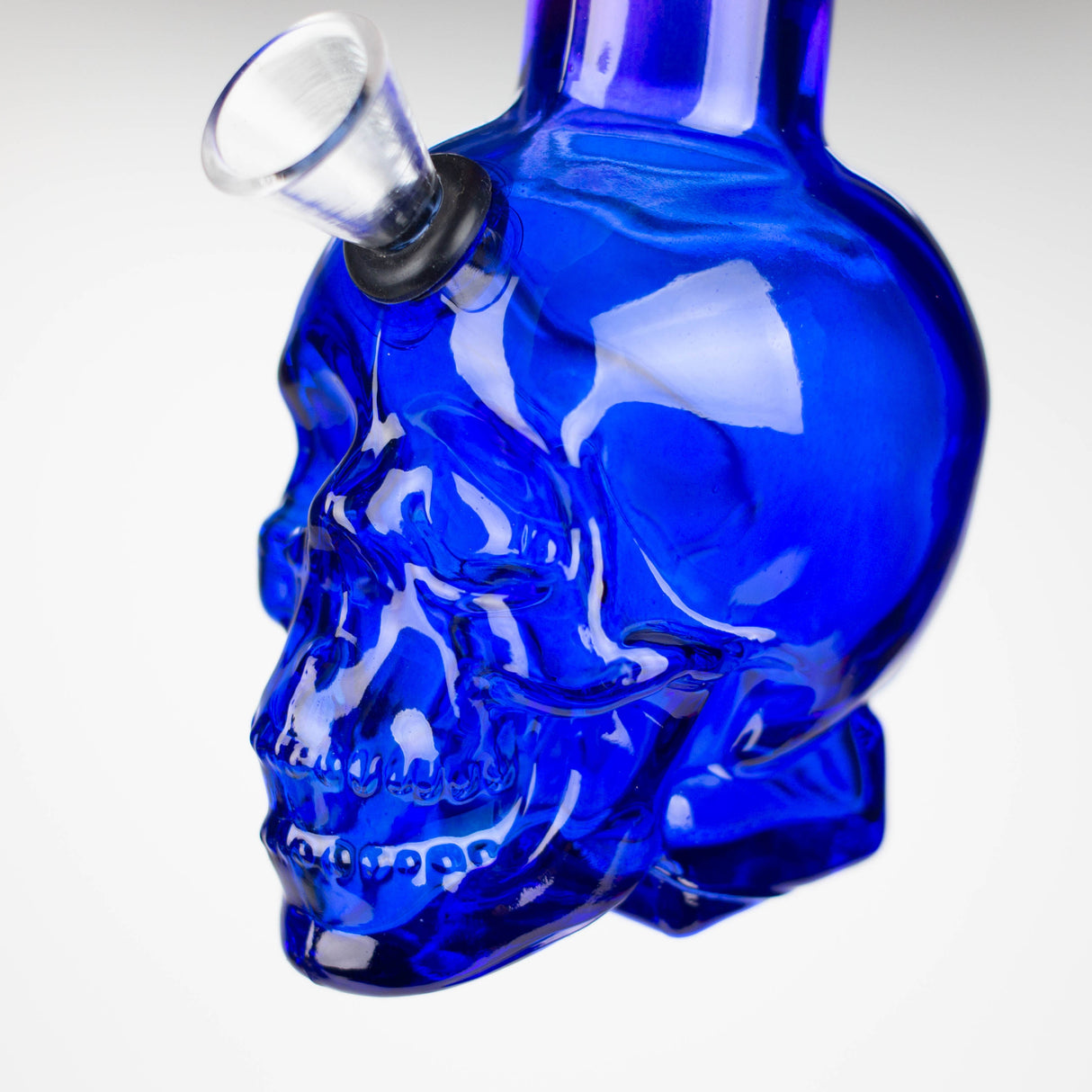 6" Mini Skull Base Glass Bong