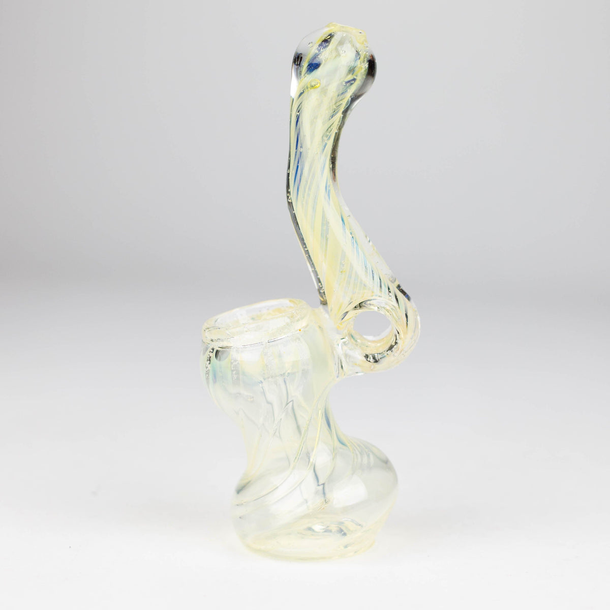 Bongzie Smokes Glass Hand Pipe 6" Single chamber Bubbler 6" Single chamber Bubbler