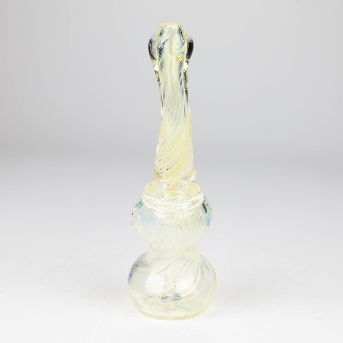 Bongzie Smokes Glass Hand Pipe 6" Single chamber Bubbler 6" Single chamber Bubbler