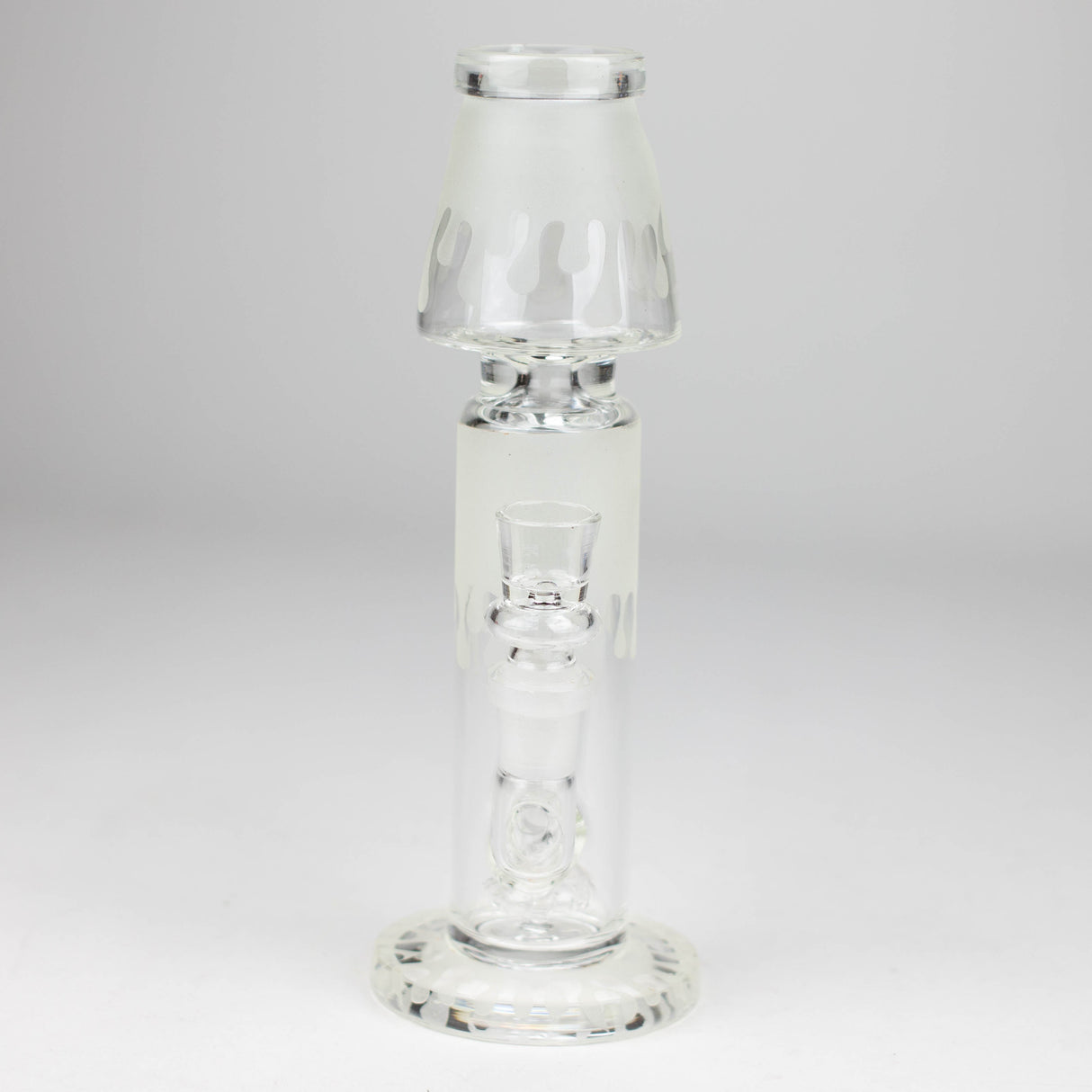 8" Glow-in-the-Dark Lamp Showerhead Glass Bong