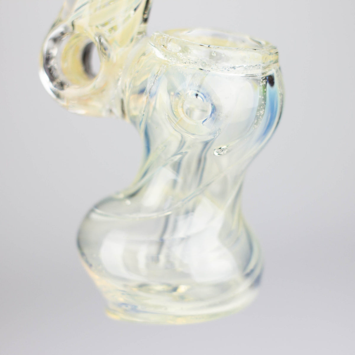 Bongzie Smokes Glass Hand Pipe 6" Single chamber Bubbler 6" Single chamber Bubbler