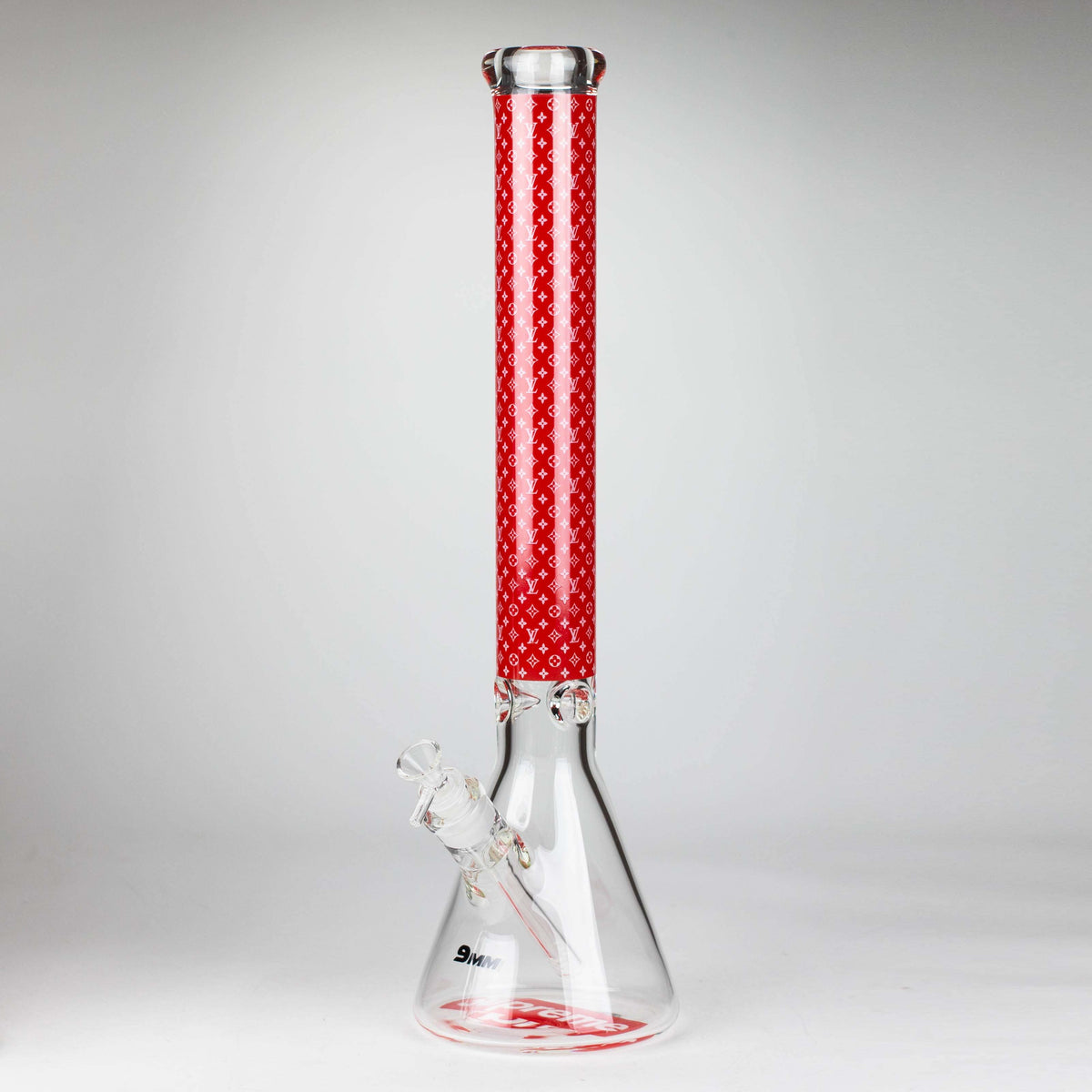 NIBO Distribution Glass Bong 20" Luxury Pattern LV-style 9mm Glass Beaker Bong 20" Luxury Pattern 9mm Glass Bong | Canada