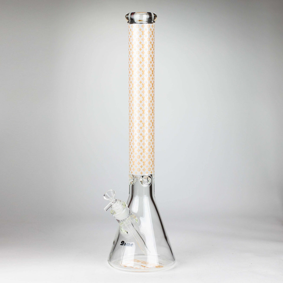 NIBO Distribution Glass Bong 20" Luxury Pattern LV-style 9mm Glass Beaker Bong 20" Luxury Pattern 9mm Glass Bong | Canada