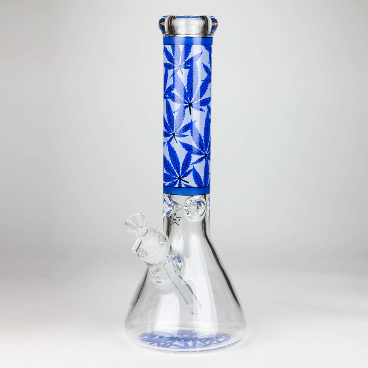 NIBO Distribution Glass Bong 14" Hemp Weed 9mm Glass Bong 14" Hemp Weed 9mm Glass Bong - Ice Catcher | Canada