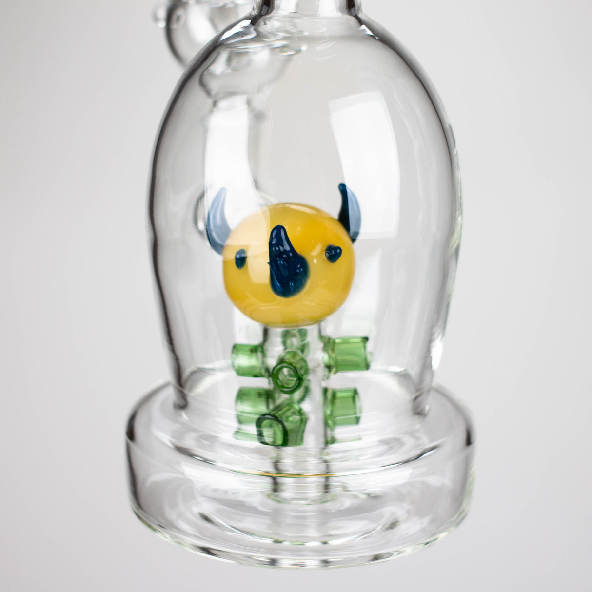 12" Fancy Stemless Glass Water Bong