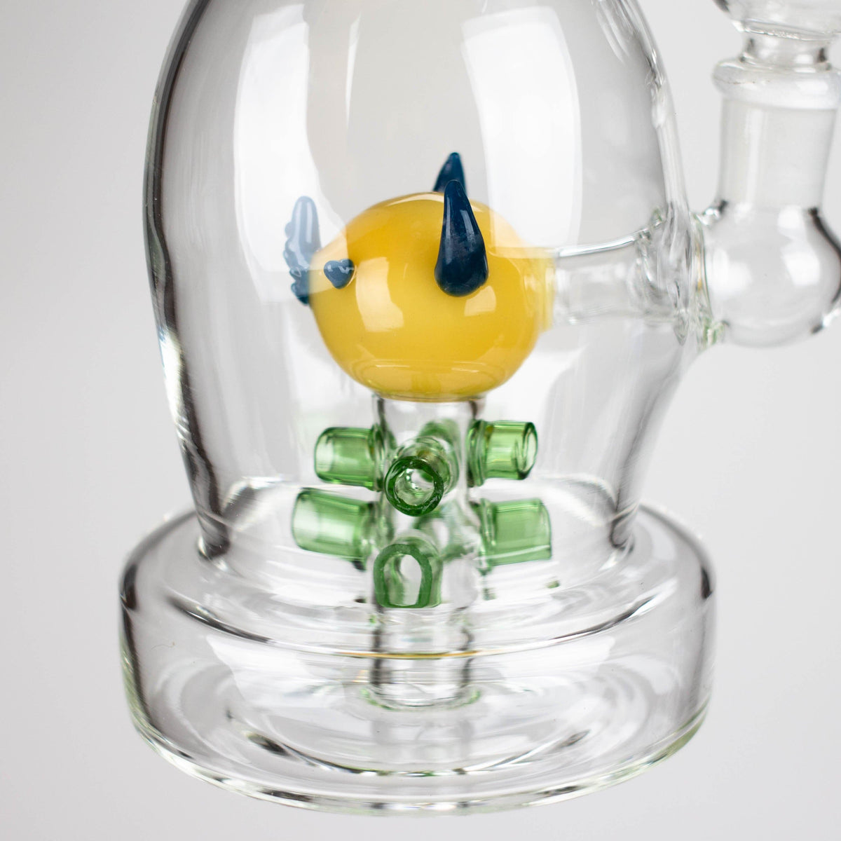 Bongzie Smokes Glass Bong 12" Fancy Stemless Glass Water Bong 12" Fancy Stemless Glass Bong | Water Pipe Canada