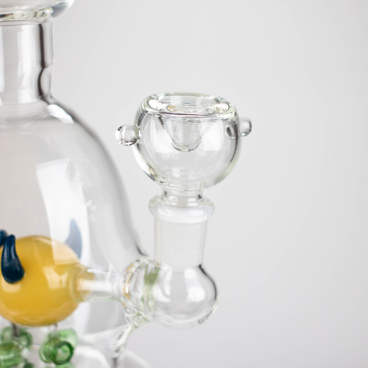 12" Fancy Stemless Glass Water Bong