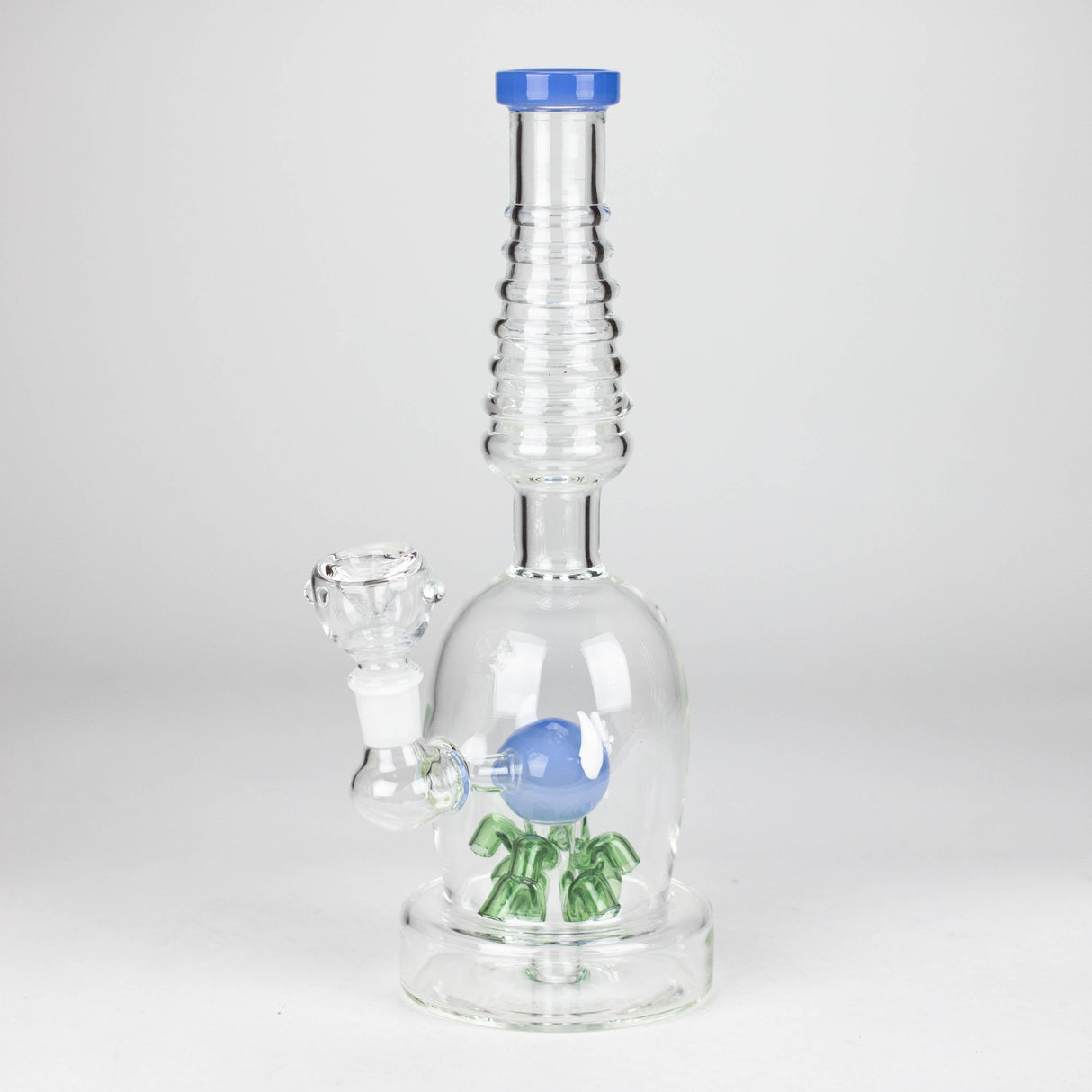 12" Fancy Stemless Glass Water Bong
