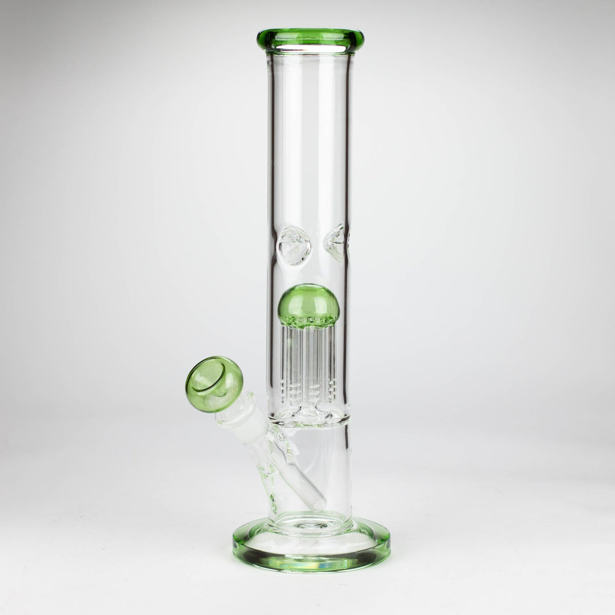 Bongzie Smokes Glass Bong 12" glass bong with tree arm percolator 12" glass bong with tree arm percolator