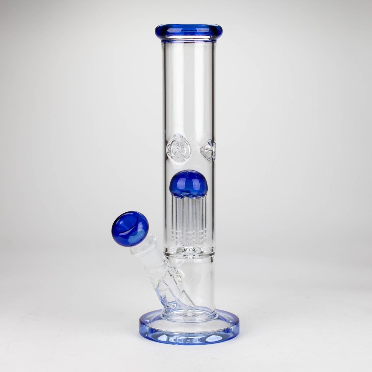 Bongzie Smokes Glass Bong 12" glass bong with tree arm percolator 12" glass bong with tree arm percolator