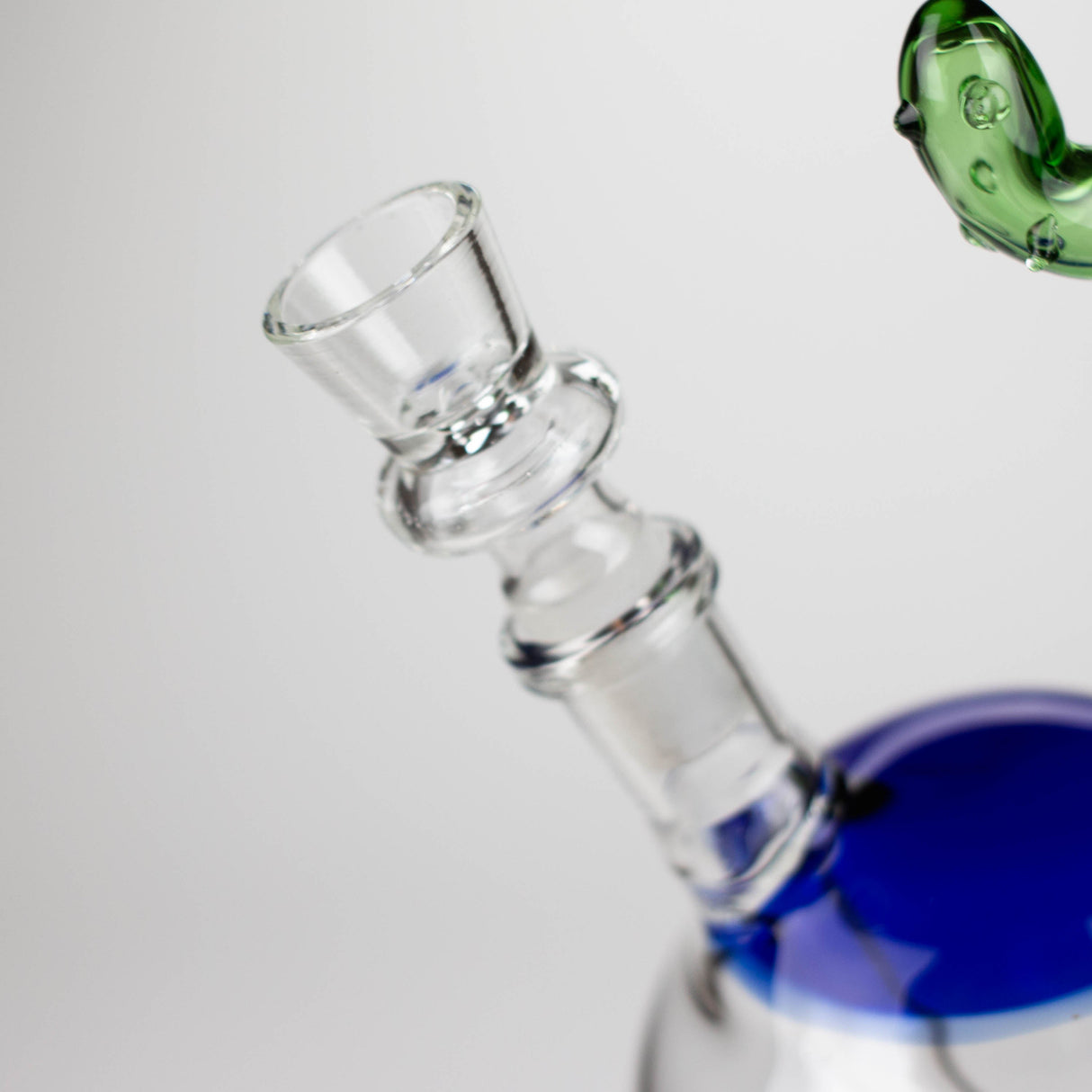 8" Cactus Design Glass Bong