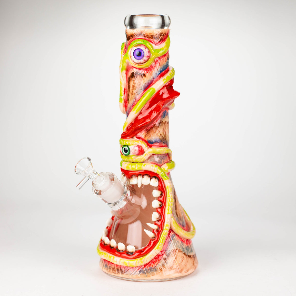 13" Resin 3D Artwork 7mm Glass Beaker Bong