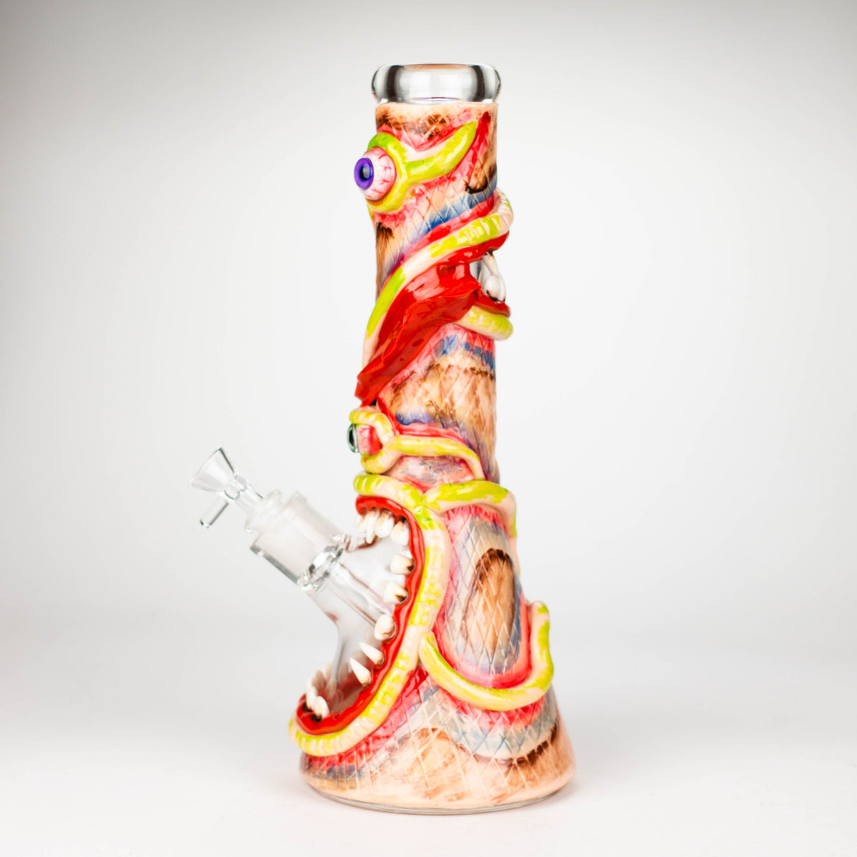 13" Resin 3D Artwork 7mm Glass Beaker Bong