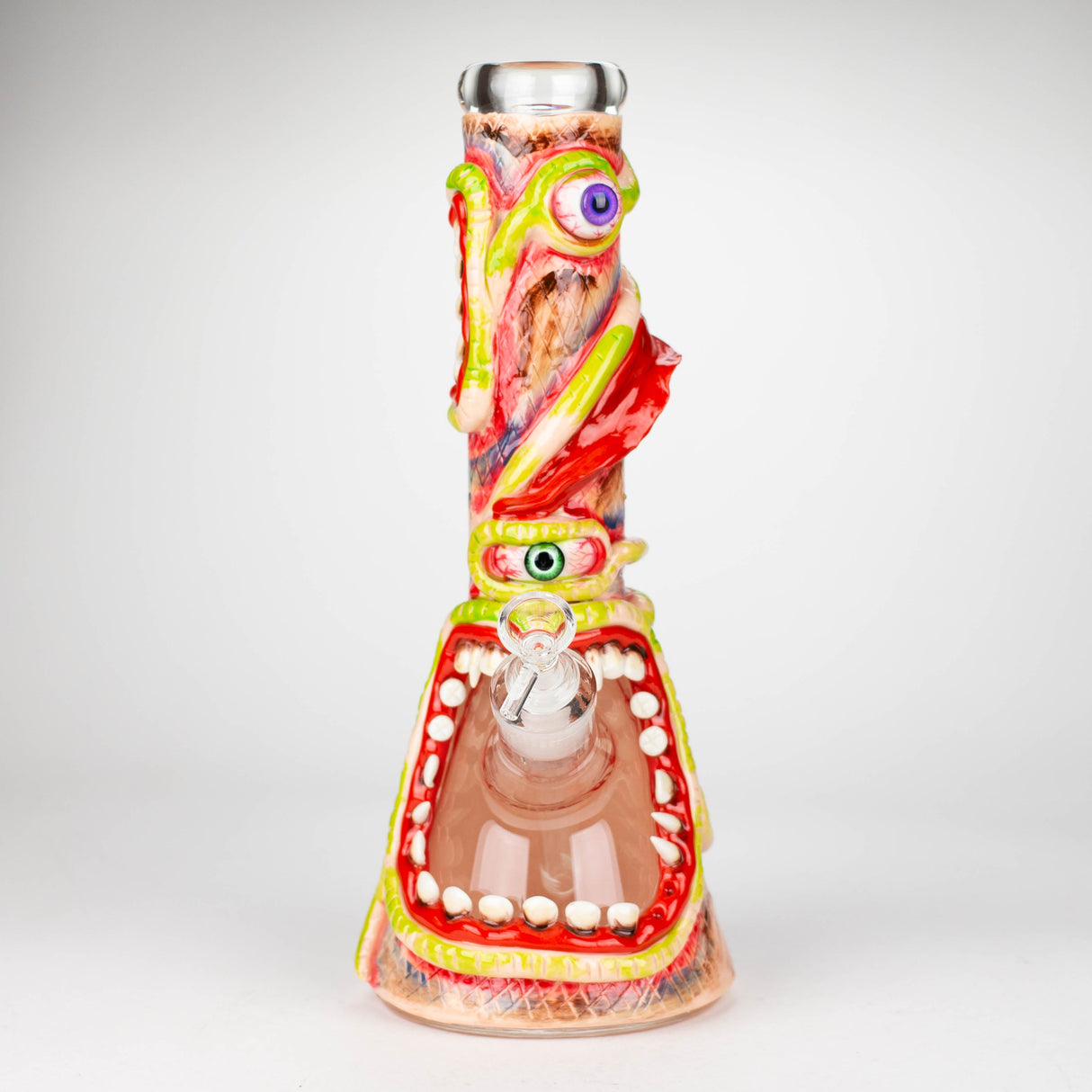 13" Resin 3D Artwork 7mm Glass Beaker Bong