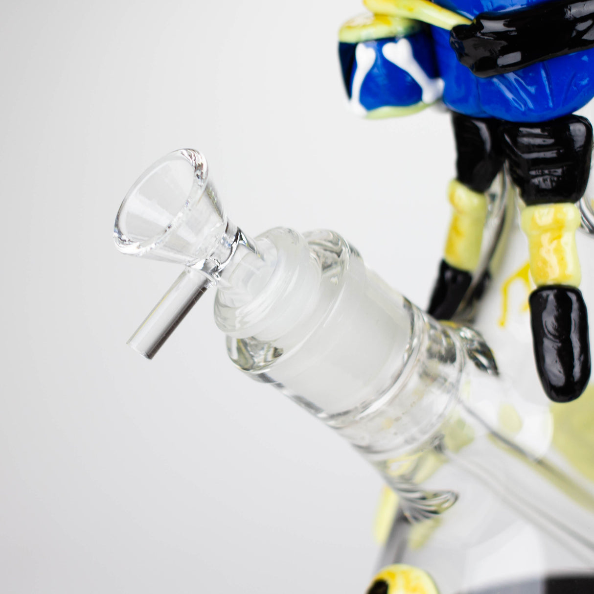 Bang en verre de 33 cm en résine 3D avec monstre de batterie