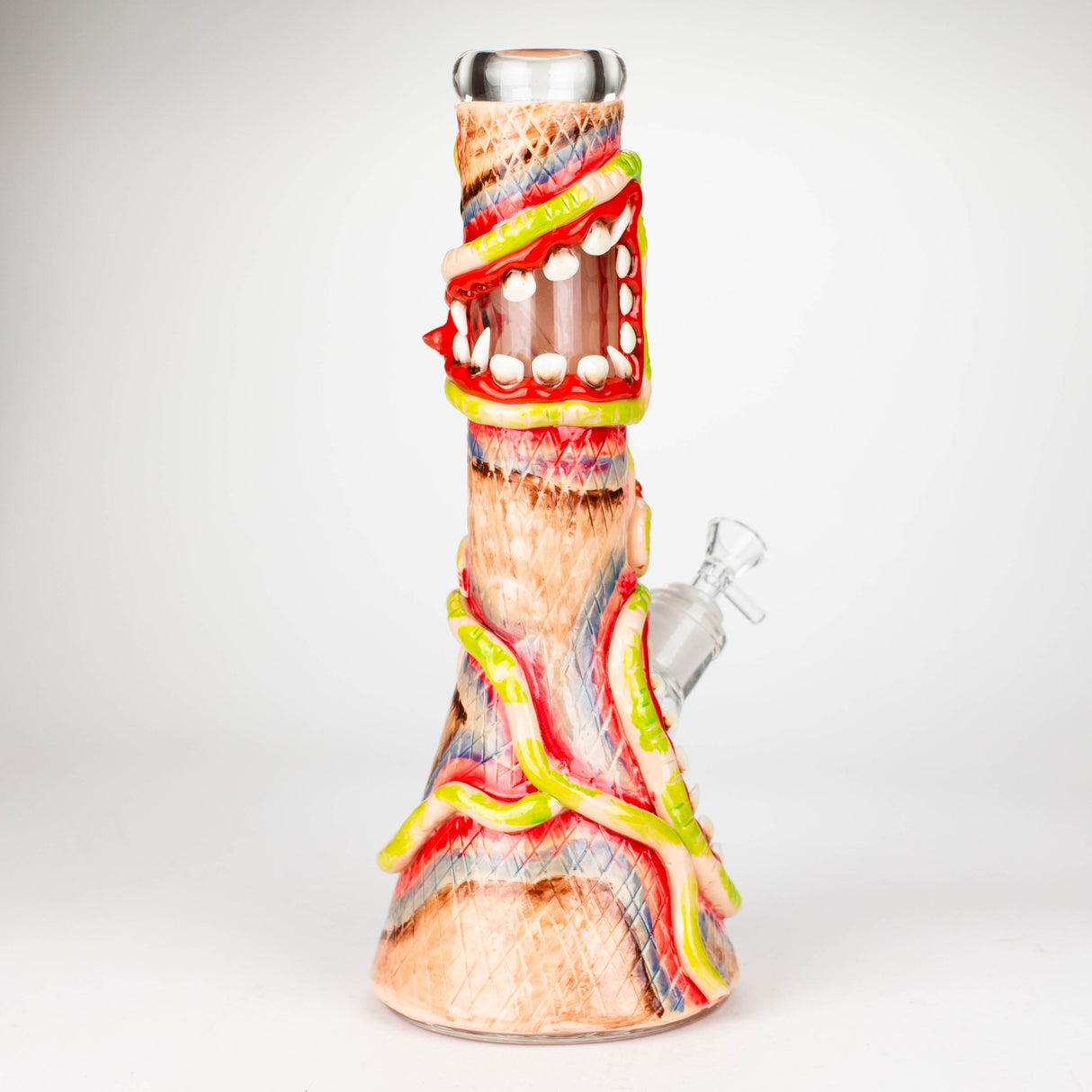 13" Resin 3D Artwork 7mm Glass Beaker Bong