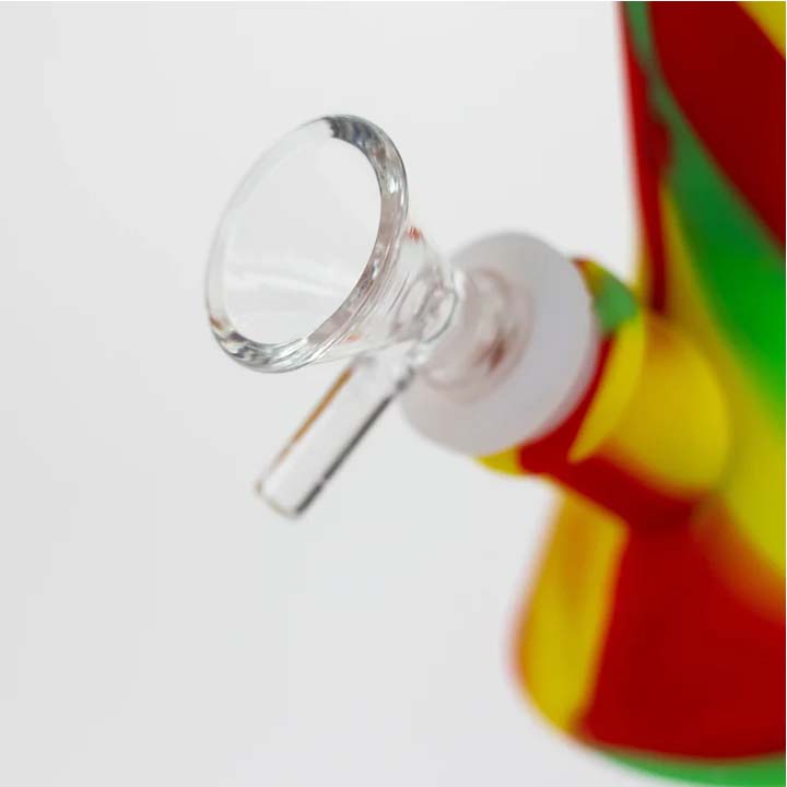 Mini-bang en silicone bicolore assorti "Fortune 5
