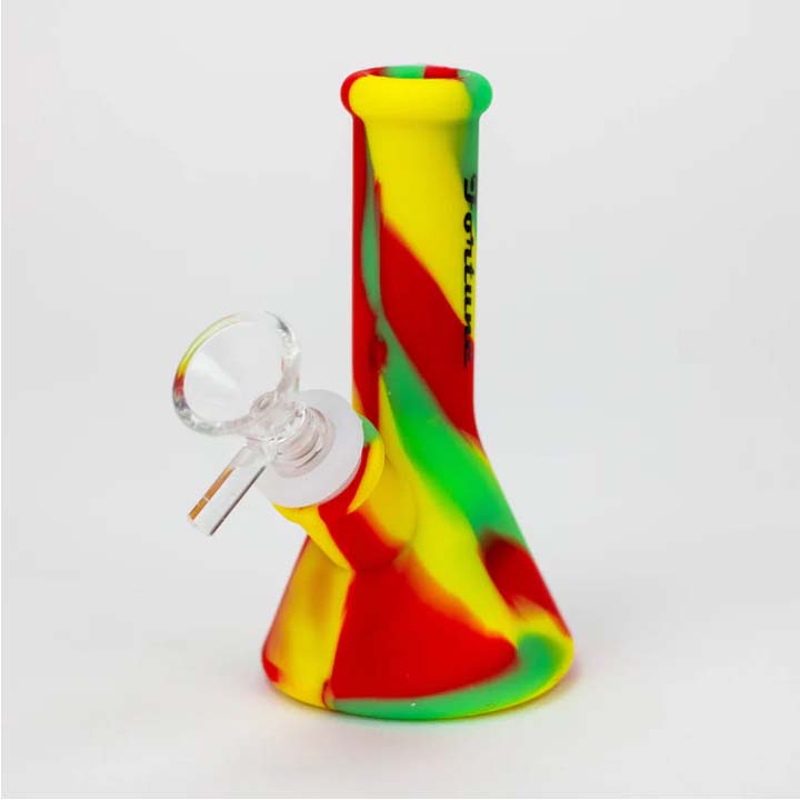 Mini-bang en silicone bicolore assorti "Fortune 5