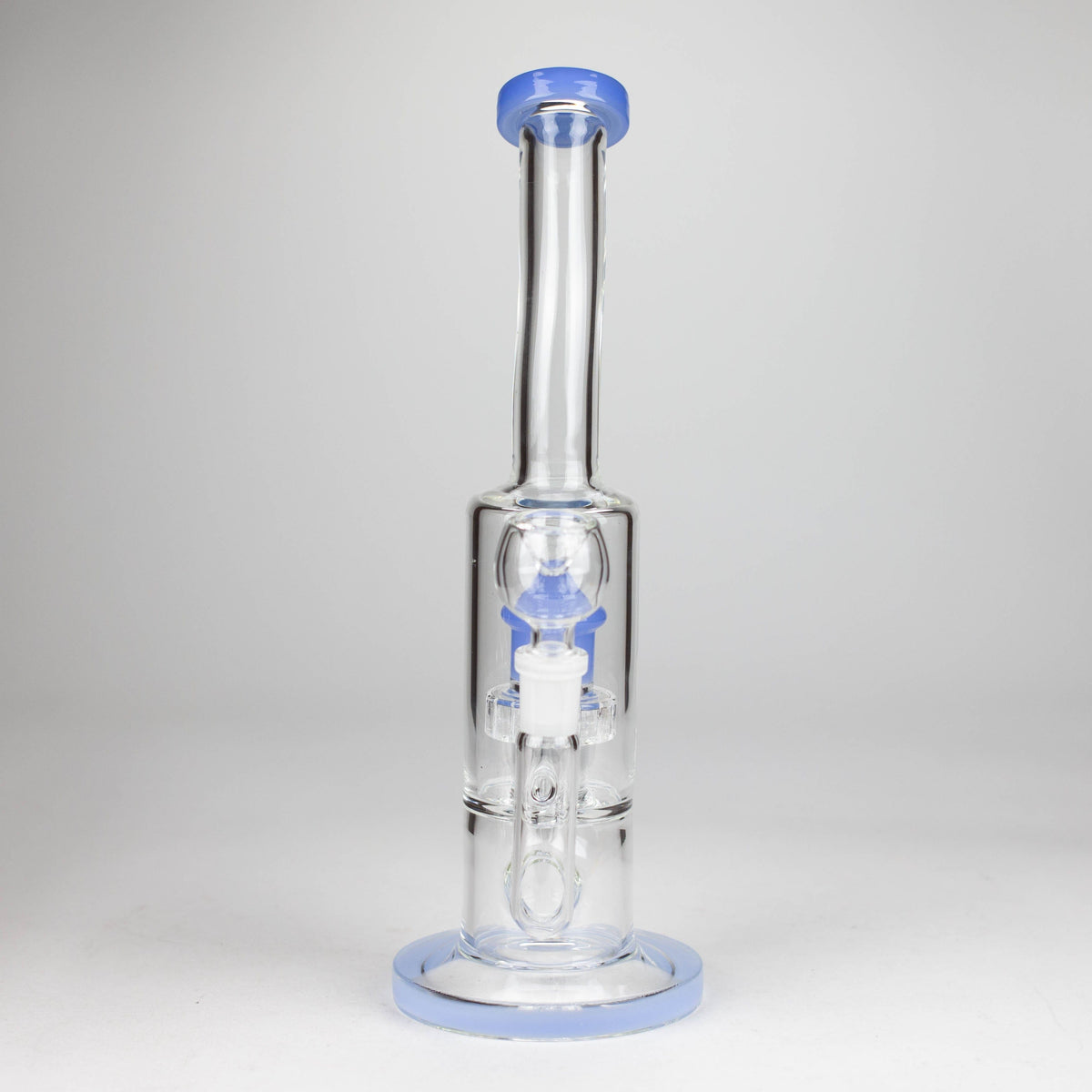 Bongzie Smokes Glass Bong 12" Bent Neck Glass Bong with Drum Percolator 12" Bent Neck Glass Bong | Drum Percolator Bong Canada