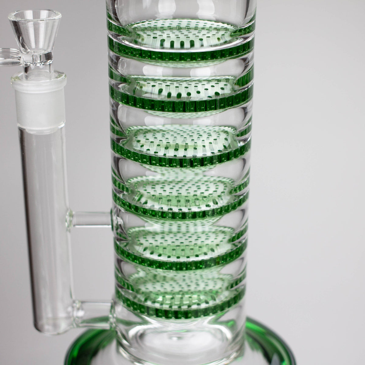 Canadian Distributor Glass Bong AQUA 21" Green 2-in-1 Honeycomb Diffuser Glass Bong AQUA 21" 2-in-1 Honeycomb Glass Bong | Canada
