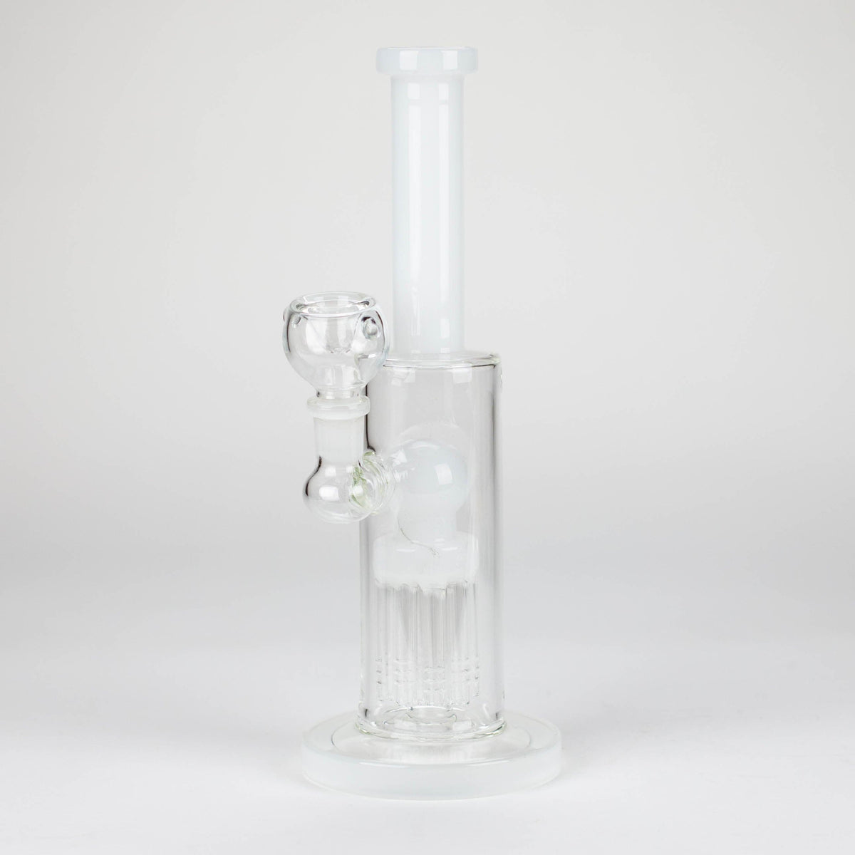 Bongzie Smokes Glass Bong 10" glass bong with 8 tree-arm diffuser 10" glass bong with 8 tree-arm diffuser