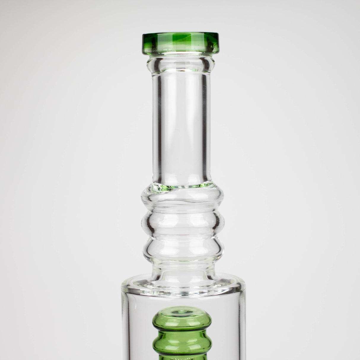 Bongzie Smokes Glass Bong 18" Glass water bong with Percolator and Diffuser 18" Glass water bong with Percolator and Diffuser