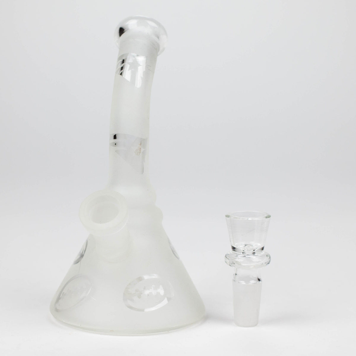 Bongzie Smokes Glass Bong 6" Glow in the dark glass bong 6" Glow in the dark glass bong