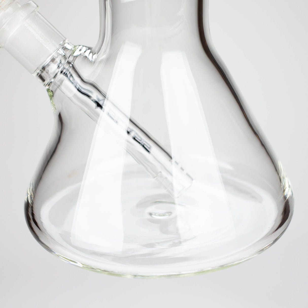 Bang en verre Zig-Zag double coude NG 14 po