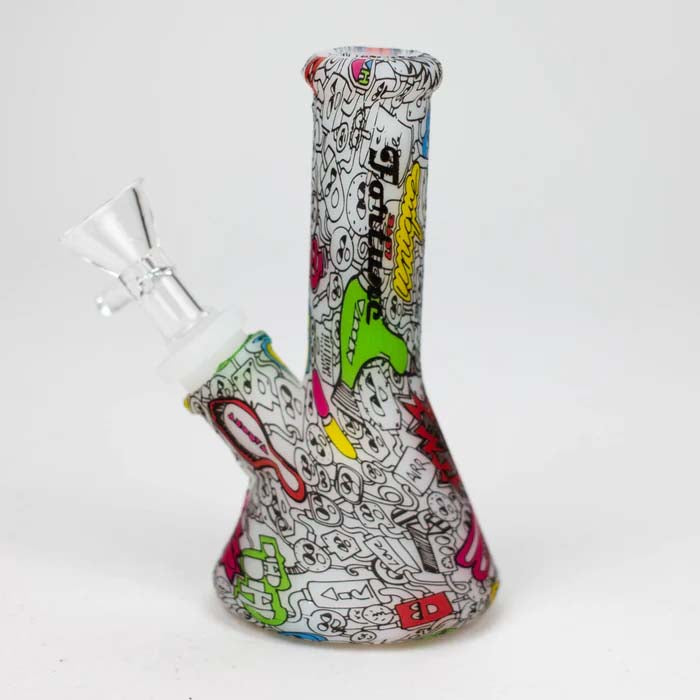 Mini bang en silicone Fortune 5" à motif hydrographique