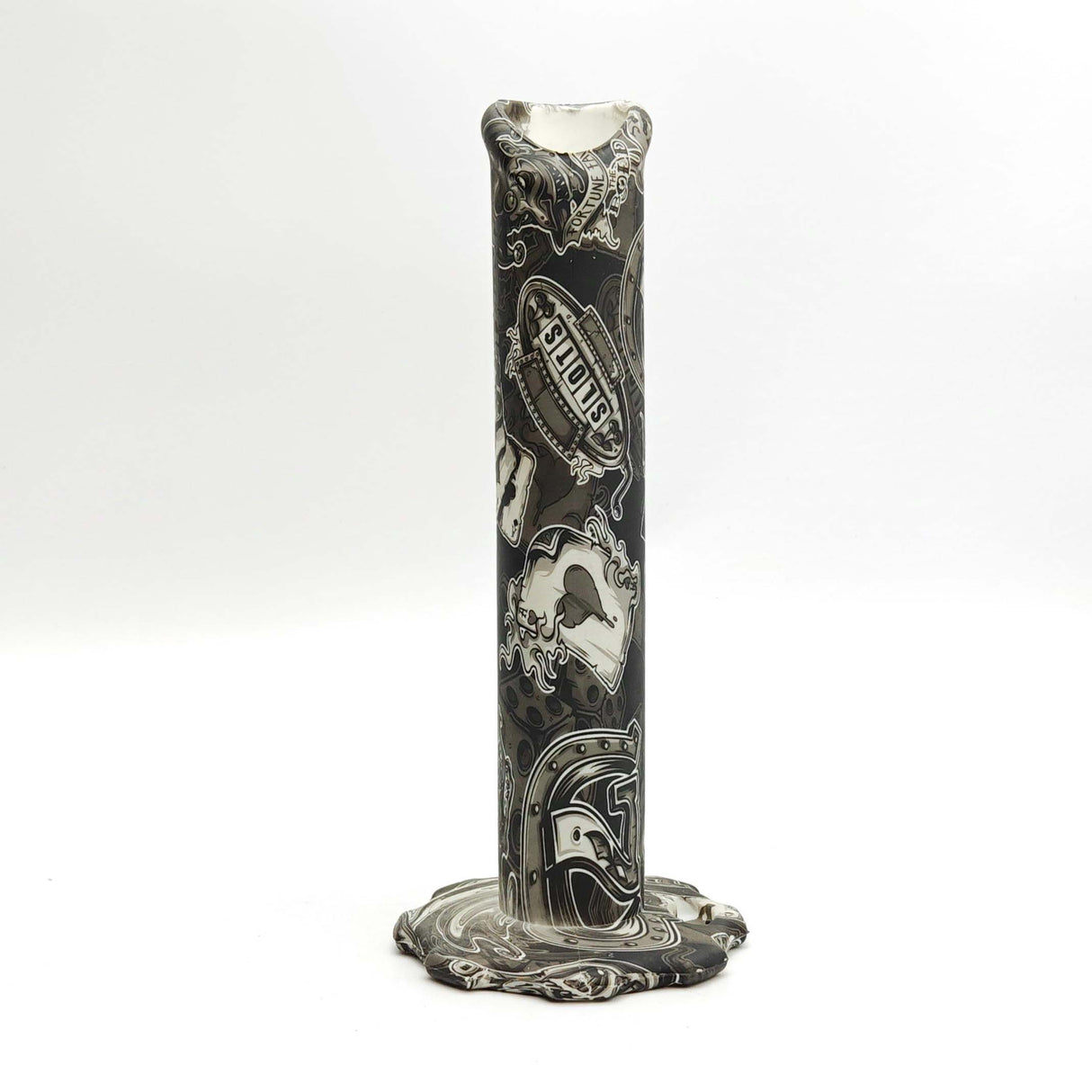 Fortune 10" Assorted Hydrographic Silicone Water Pipe