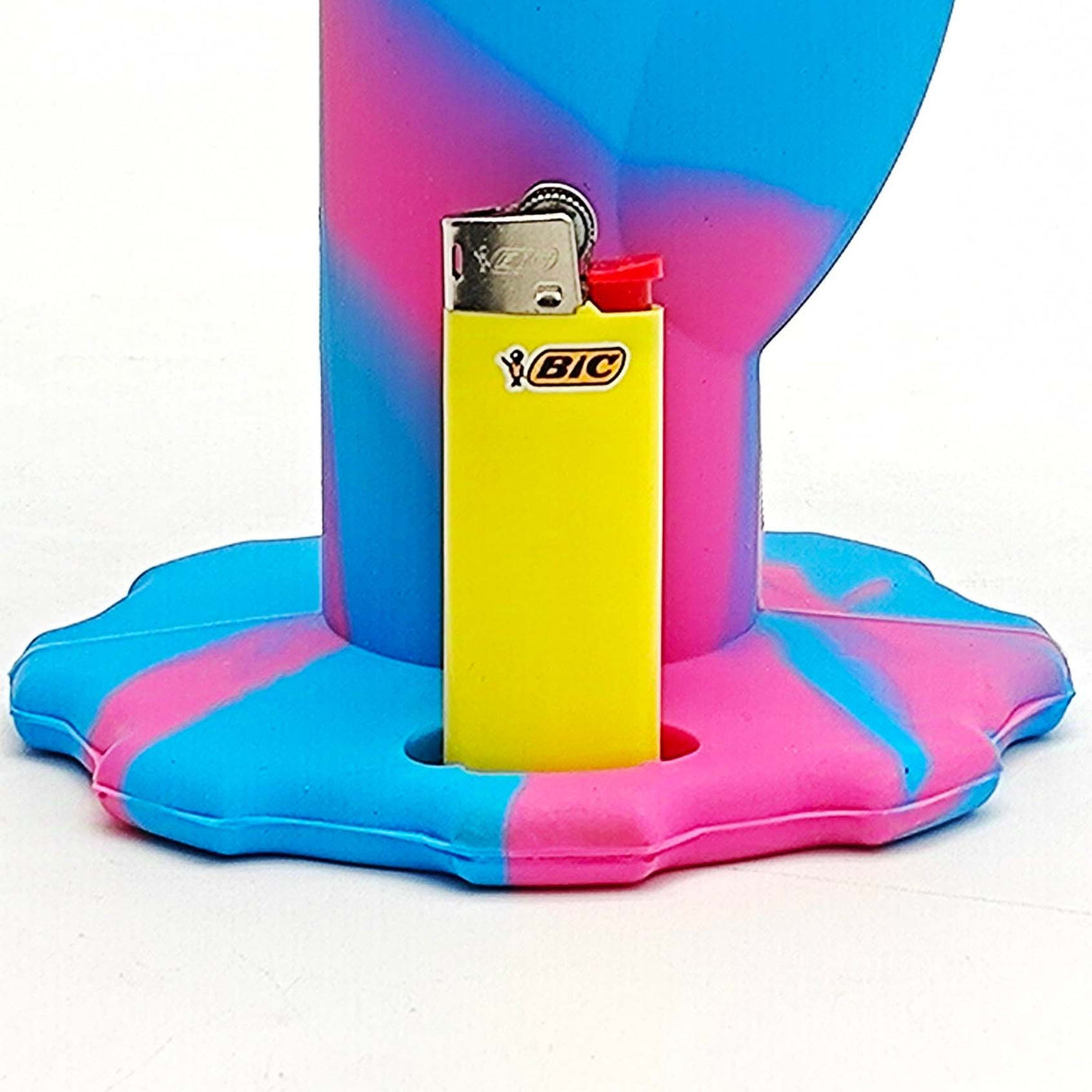 Fortune 10" Assorted Swirl Silicone Water Pipe