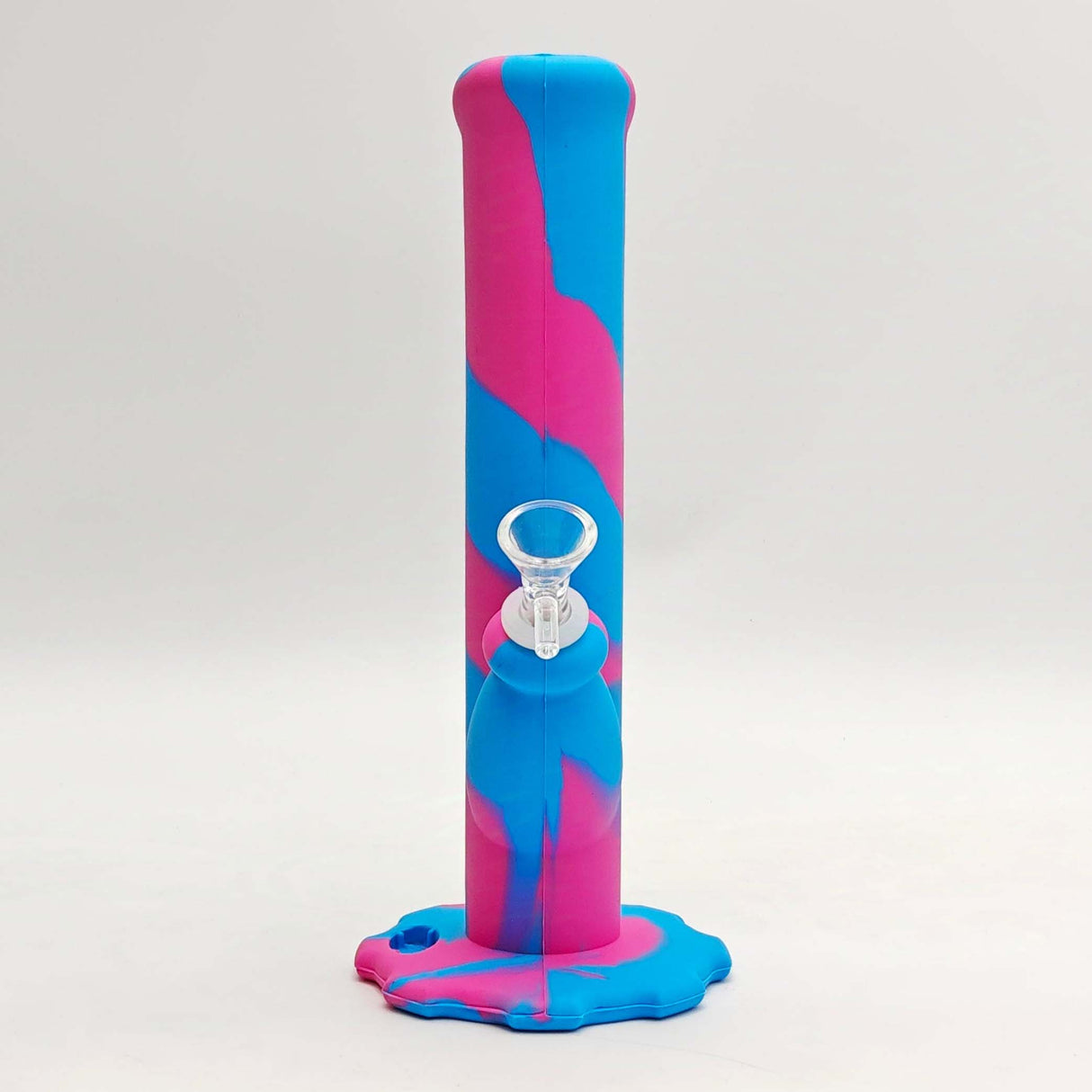 Fortune 10" Assorted Swirl Silicone Water Pipe