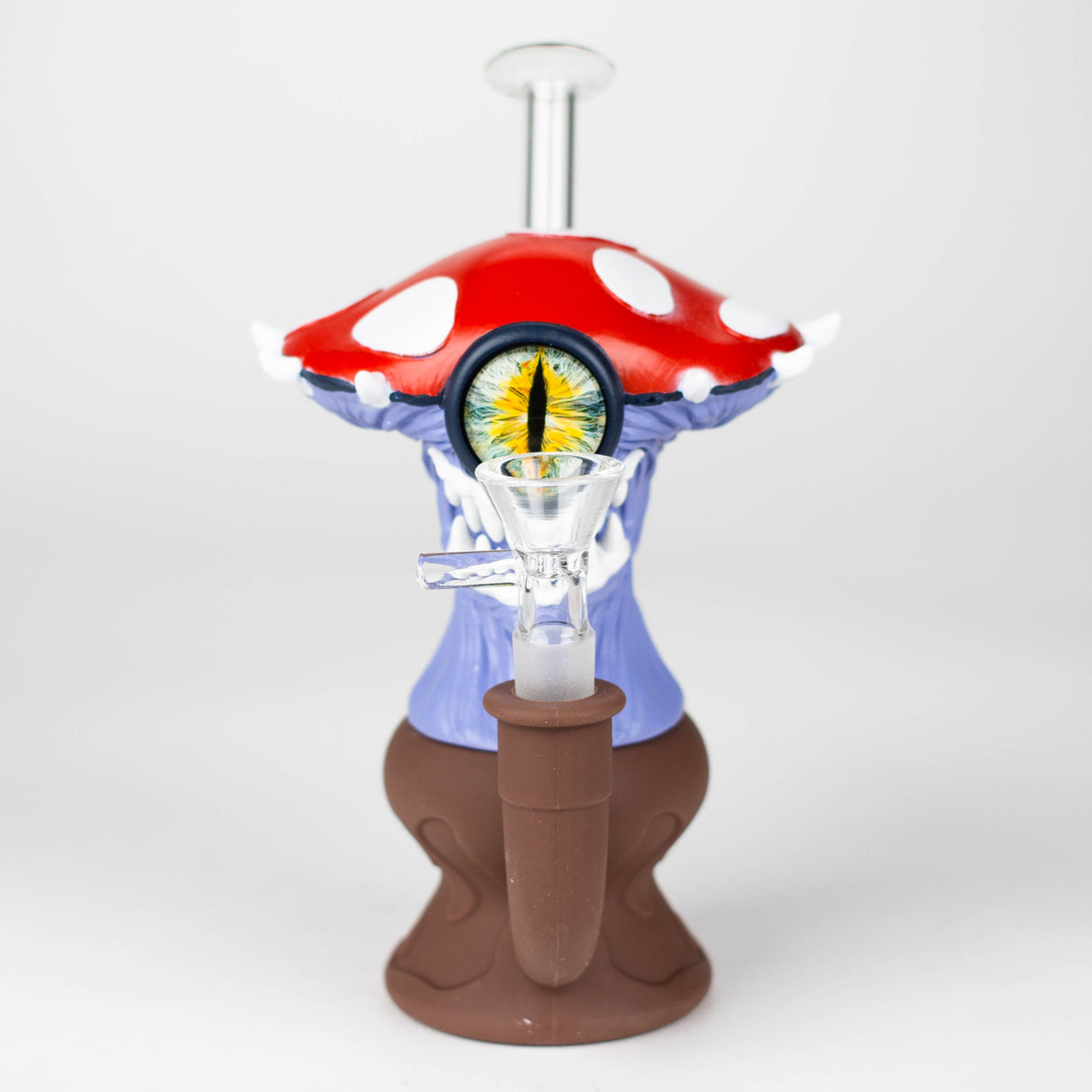 7.2" Mushroom Monster Vinyl Water Pipe