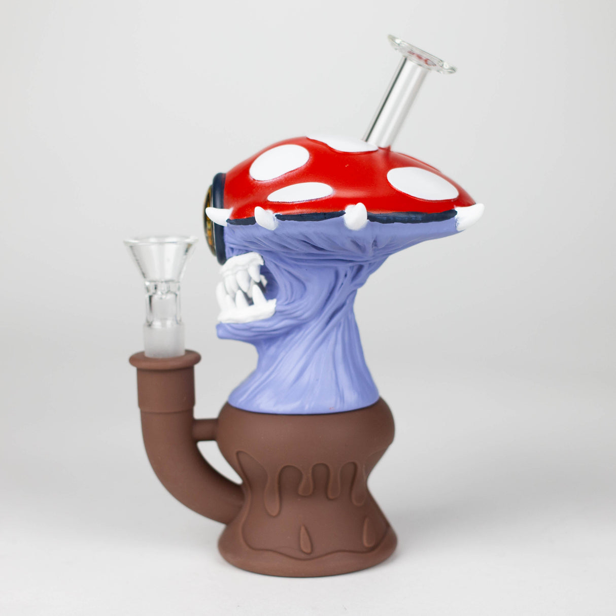 7.2" Mushroom Monster Vinyl Water Pipe