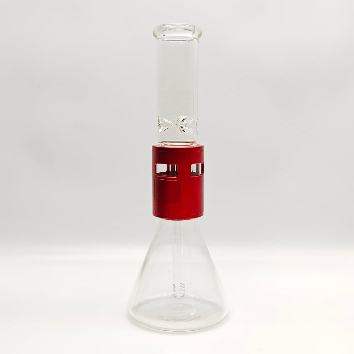 Super Supplys Inc Glass Bong 14" Metal Detachable Glass Bong Assorted Colours 14" Metal Detachable Glass Bong Assorted Colours