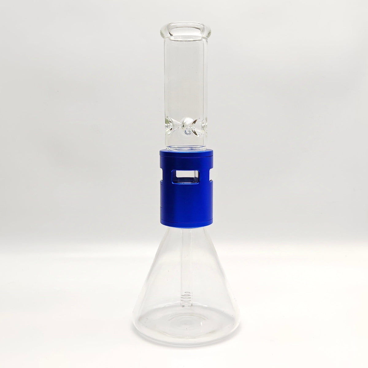 Super Supplys Inc Glass Bong 14" Metal Detachable Glass Bong Assorted Colours 14" Metal Detachable Glass Bong Assorted Colours