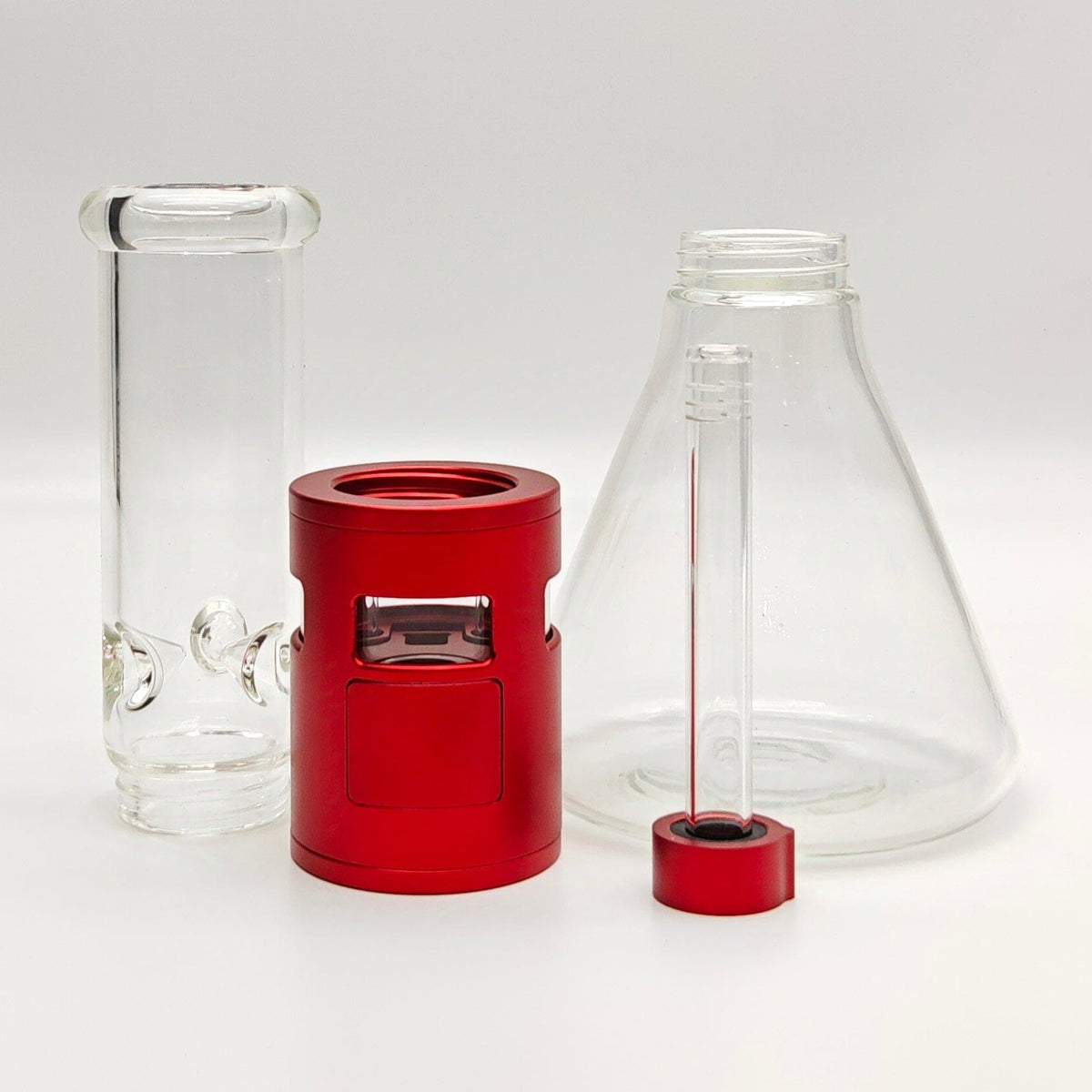 Super Supplys Inc Glass Bong 14" Metal Detachable Glass Bong Assorted Colours 14" Metal Detachable Glass Bong Assorted Colours