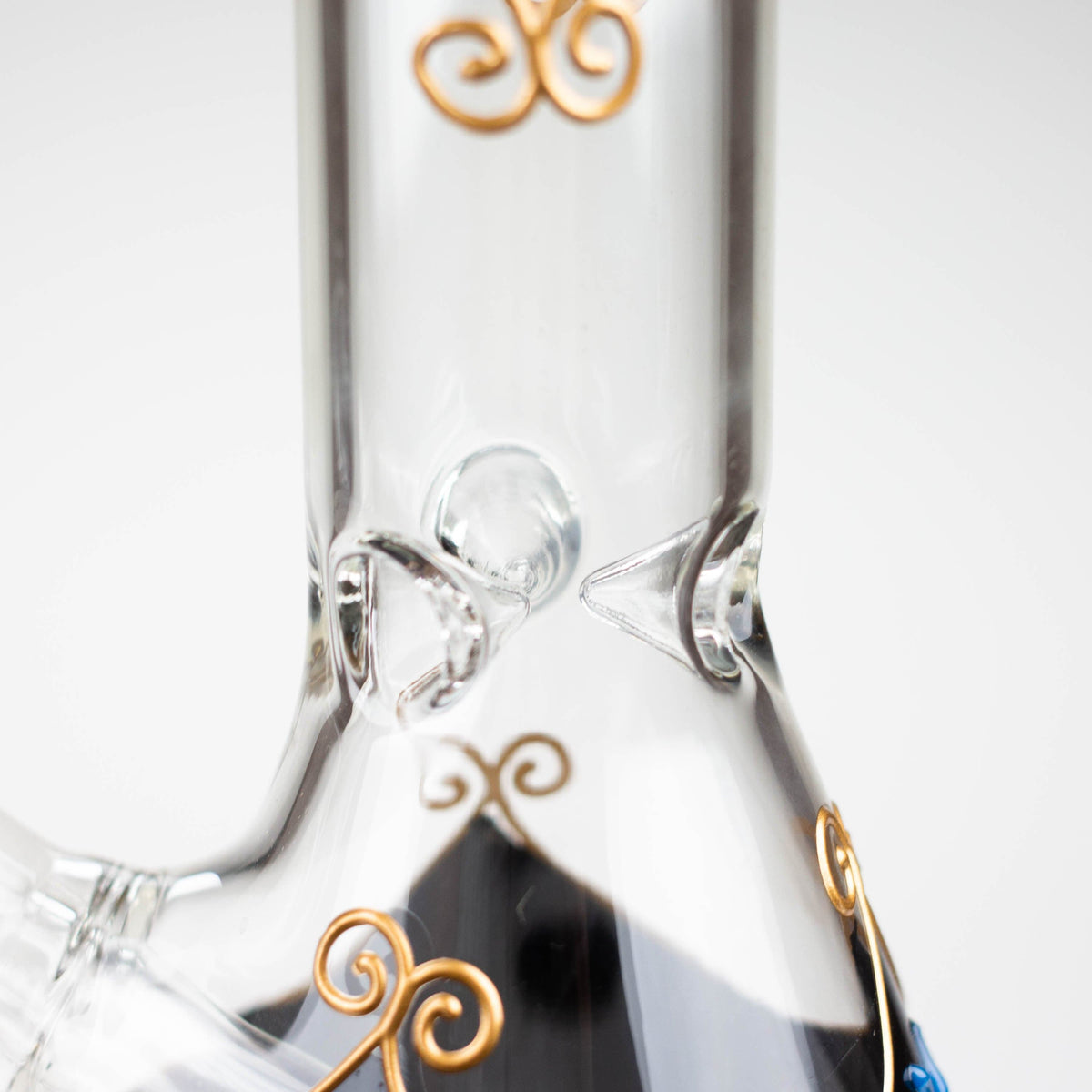 777 Smoke Glass Bong 10-Inch 3D Sky Design Glass Beaker Bong 10" 3D Sky Design Beaker