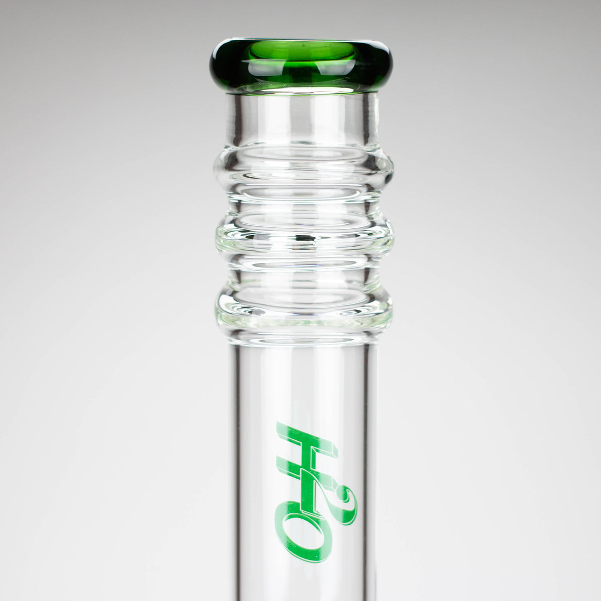 Bong en verre sans tige H2O Double nid d'abeille 18" 7mm
