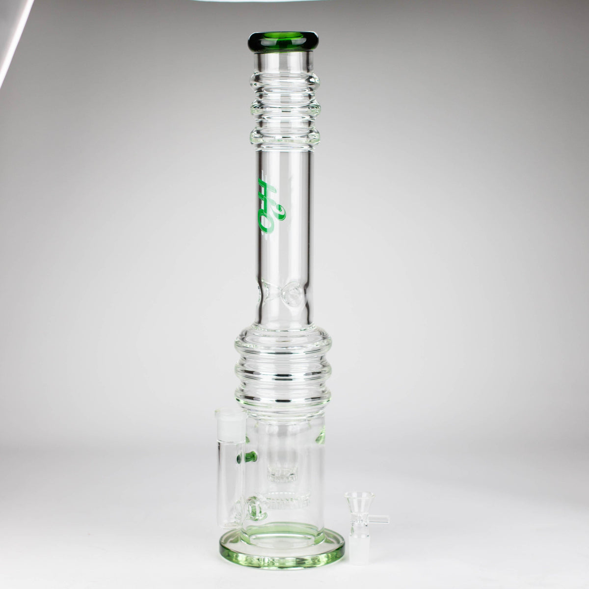 Canadian Distributor Glass Bong H2O 18" Double Honeycomb 7mm Stemless Glass Bong H2O 18" Double Honeycomb 7mm Glass Bong | Canada