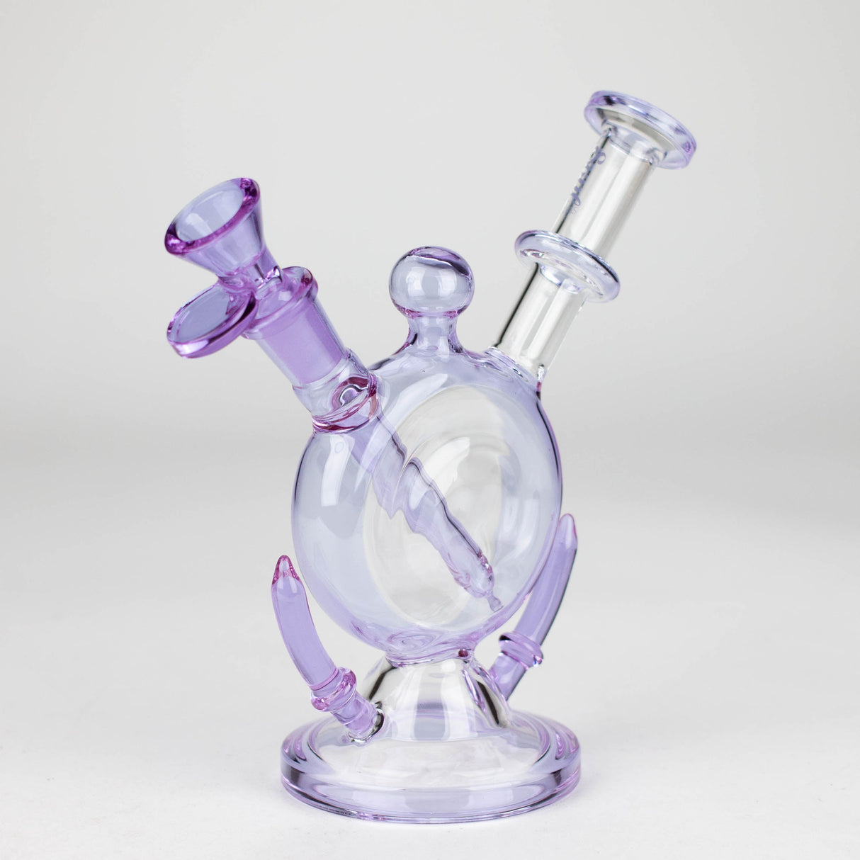 Bang en verre Soul Glass 7" avec diffuseur sans tige et col courbé