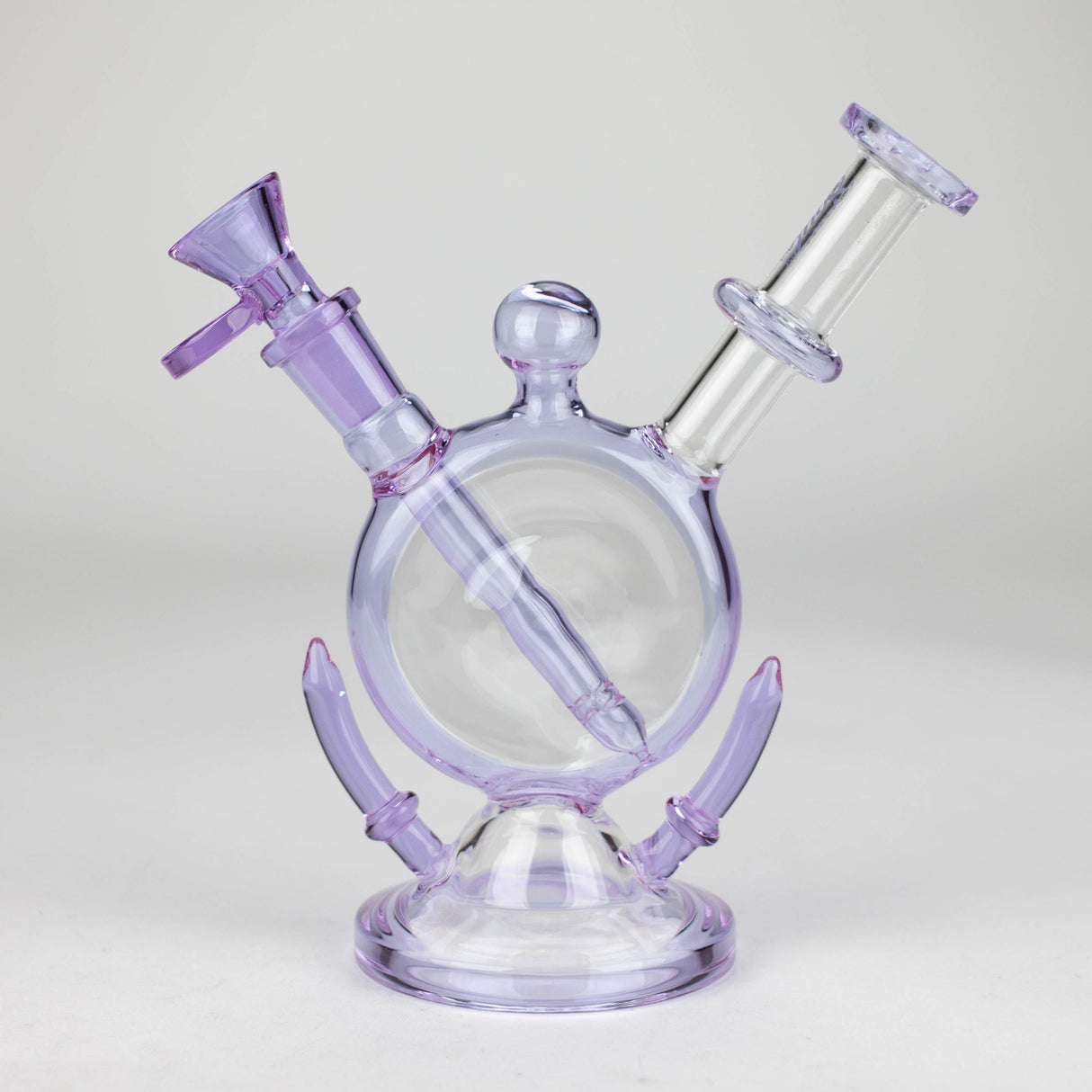 Bang en verre Soul Glass 7" avec diffuseur sans tige et col courbé