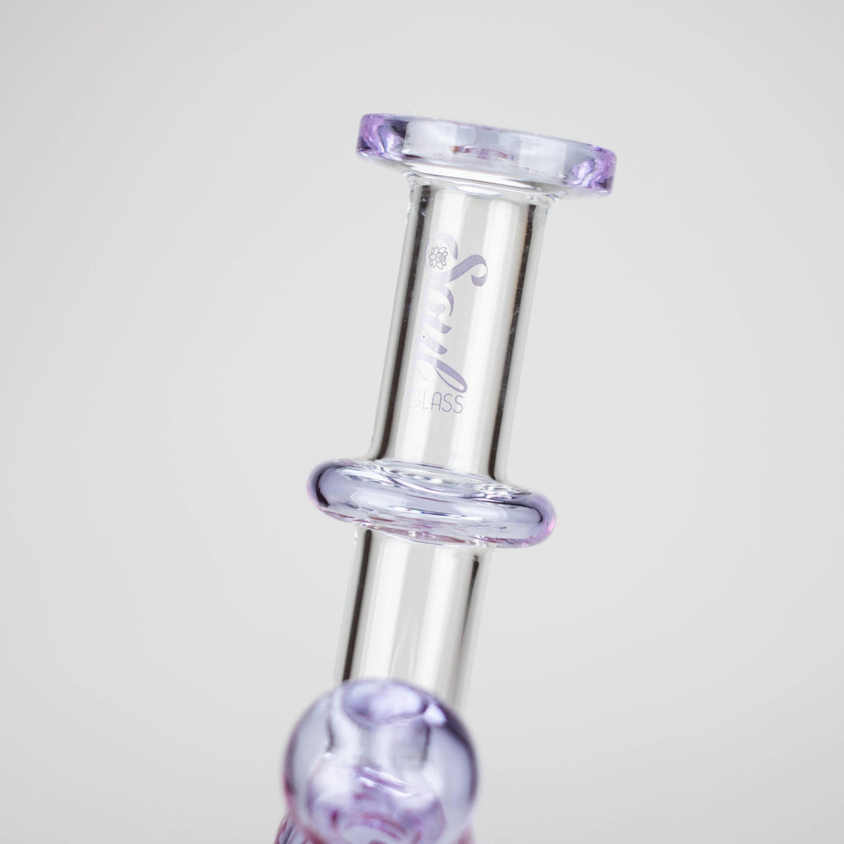 Canadian Distributor Glass Bong Soul Glass 7" Bent Neck Stemless Diffuser Glass Bong Soul Glass 7" Bent Neck Stemless Bong | Canada