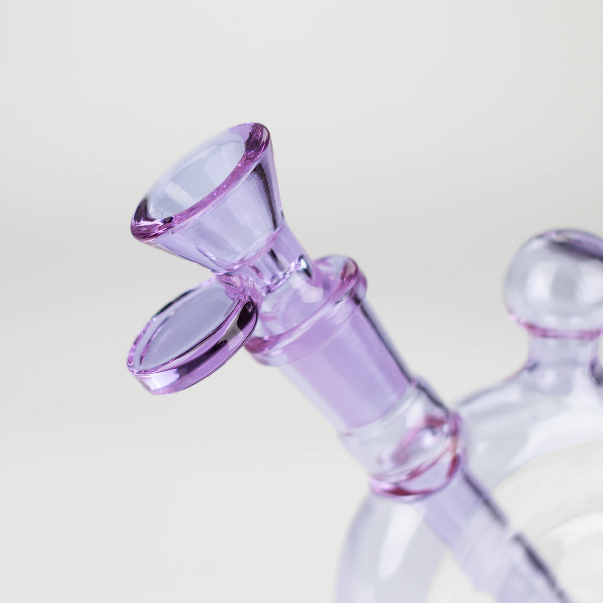 Bang en verre Soul Glass 7" avec diffuseur sans tige et col courbé