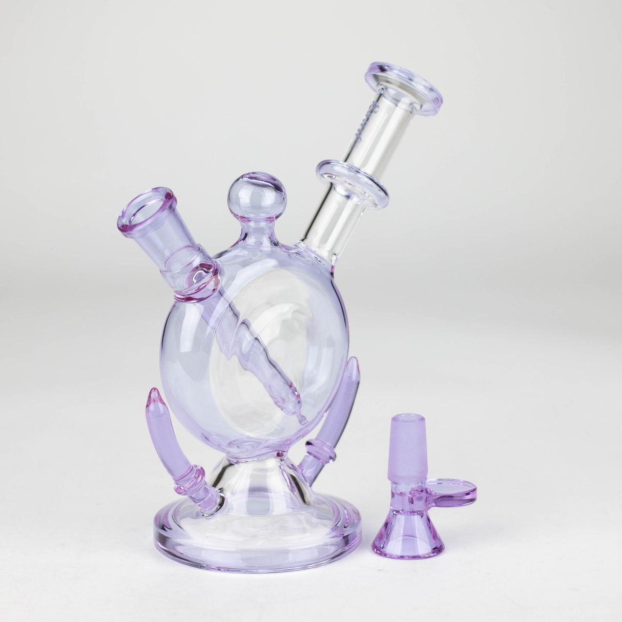 Bang en verre Soul Glass 7" avec diffuseur sans tige et col courbé