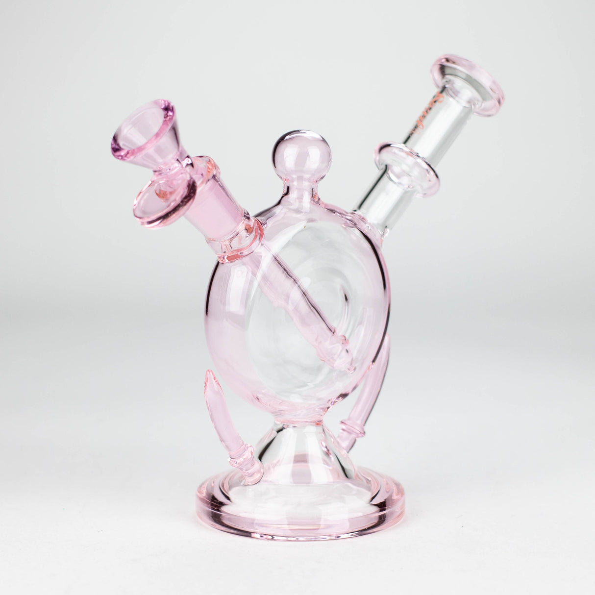Bang en verre Soul Glass 7" avec diffuseur sans tige et col courbé