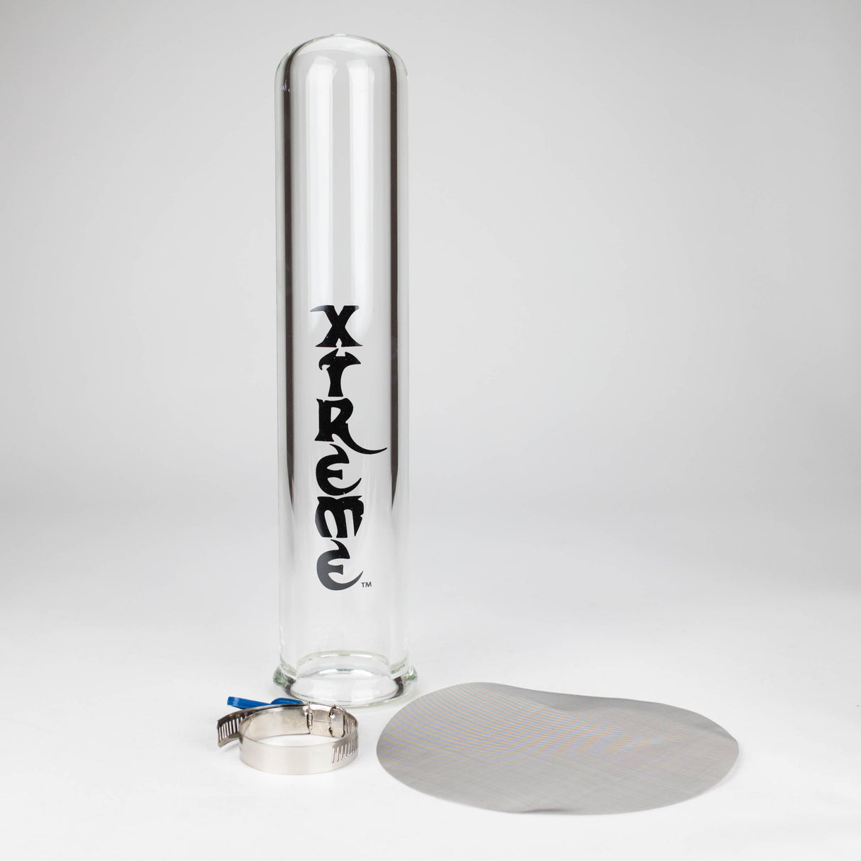 Tube d'extraction en borosilicate Xtreme avec collier de serrage