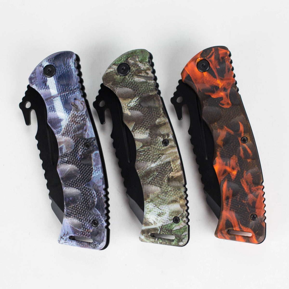 JJ Distribution Folding Knife Tactical Flame Foldable Pocket Knife Tactical Flame Foldable Pocket Knife