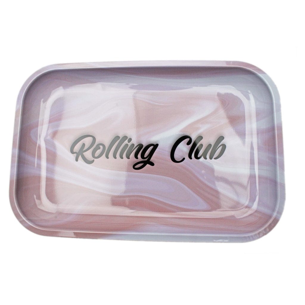 Maq Distributors Rolling Tray Rolling Club | Metal Rolling Tray - Medium Rolling Club | Metal Rolling Tray - Medium